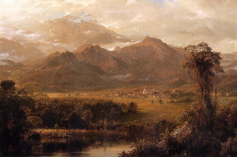 Frederic Edwin Church Mountains of Ecuador France oil painting art